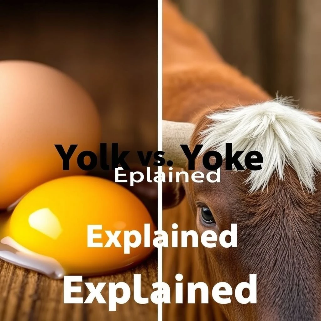 Yolk vs. Yoke Desvendando Estas Palavras Confusas em Inglês