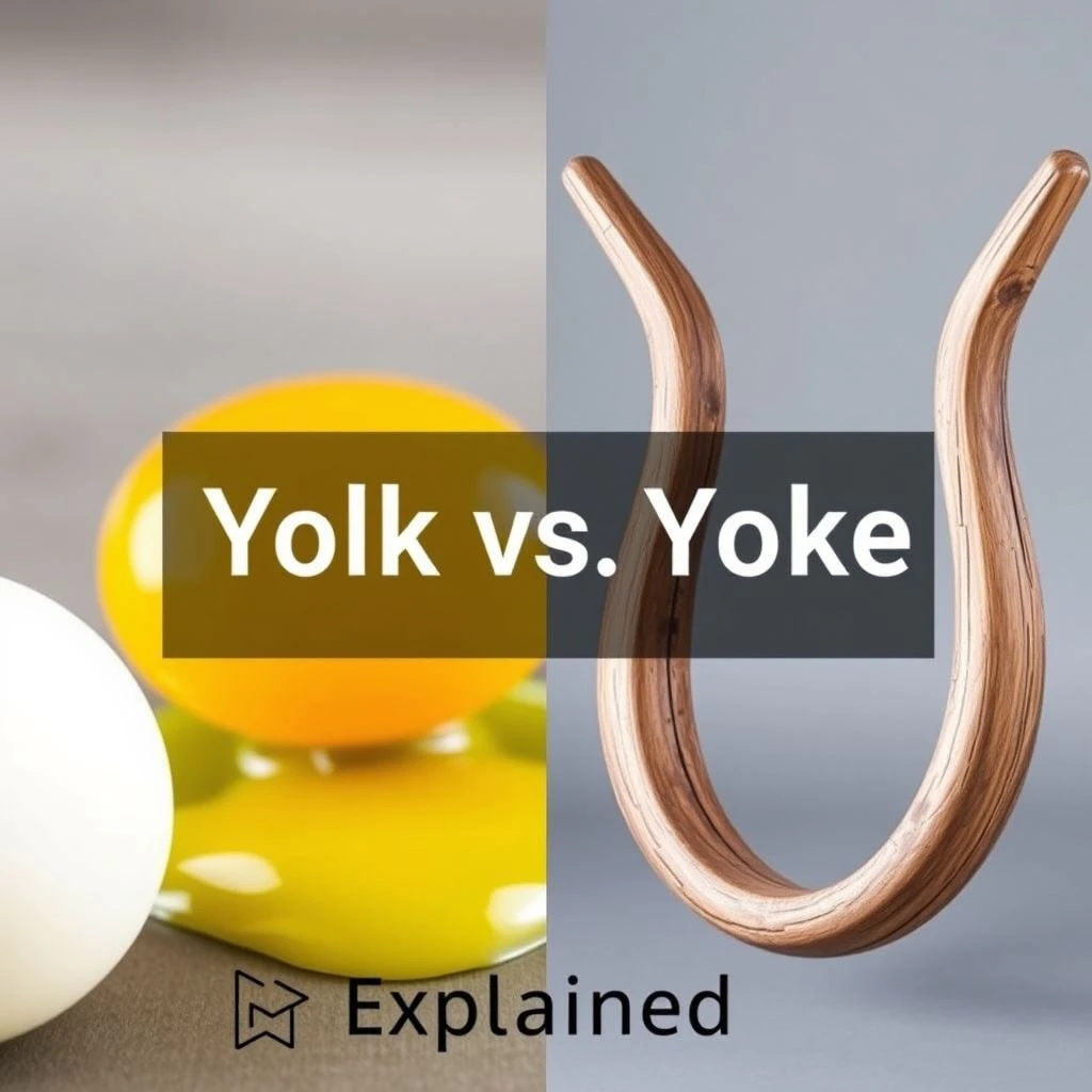 Yolk vs Yoke Desentrañando estas palabras confusas del inglés