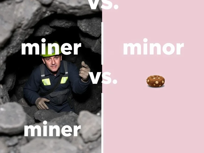 Understanding Miner vs. Minor Differences