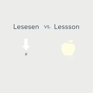 Lessen vs. Lesson: Domine Este Par Enganoso do Inglês