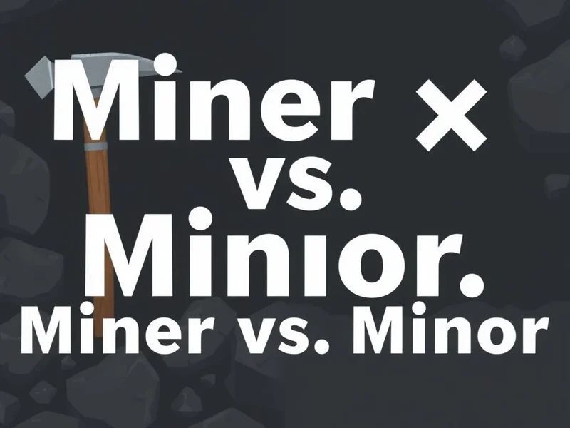 Understanding Miner vs. Minor Differences