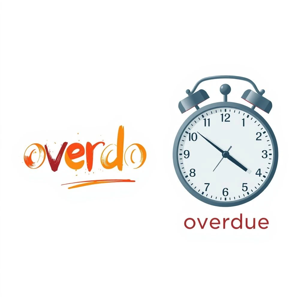 Overdo vs. Overdue Pare de Confundir Estas Palavras Comuns