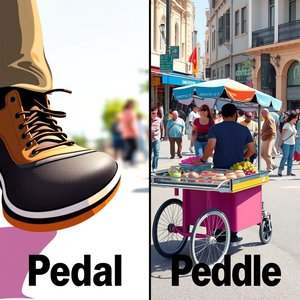 Pedal vs. Peddle Đừng Nhầm Lẫn Cặp Từ Đồng Âm Này!
