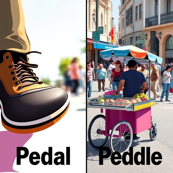Hiểu sự khác biệt trong pedal vs. peddle là chìa khóa cho người học tiếng Anh.