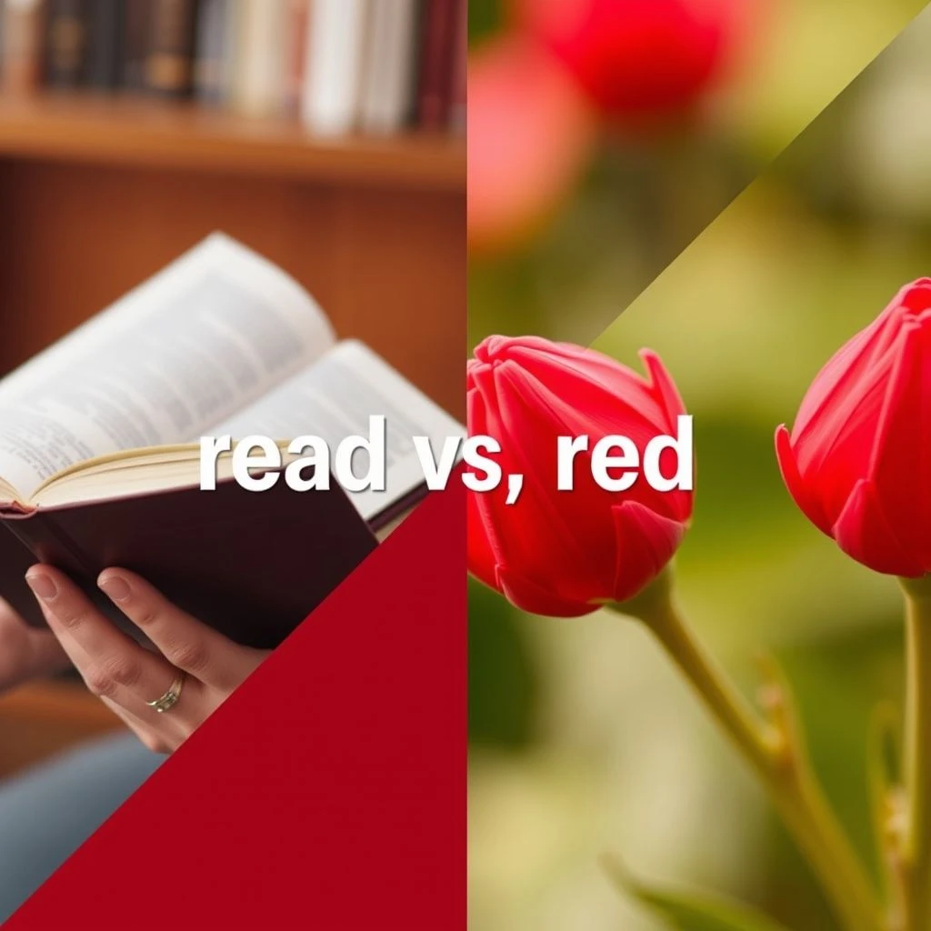 read vs red Desvendando o Quebra-Cabeça da Pronúncia e do Significado