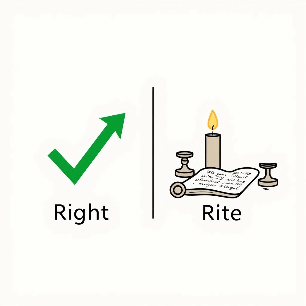 Right vs Rite Dominando Dois Homofonos Capciosos no Ingles