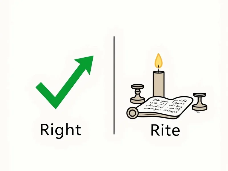 Understanding Right vs. Rite: Key Differences and Usage