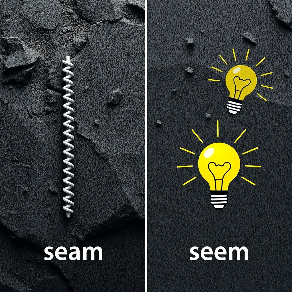 Seam vs. Seem Desvendando Palavras Confundidas em Inglês