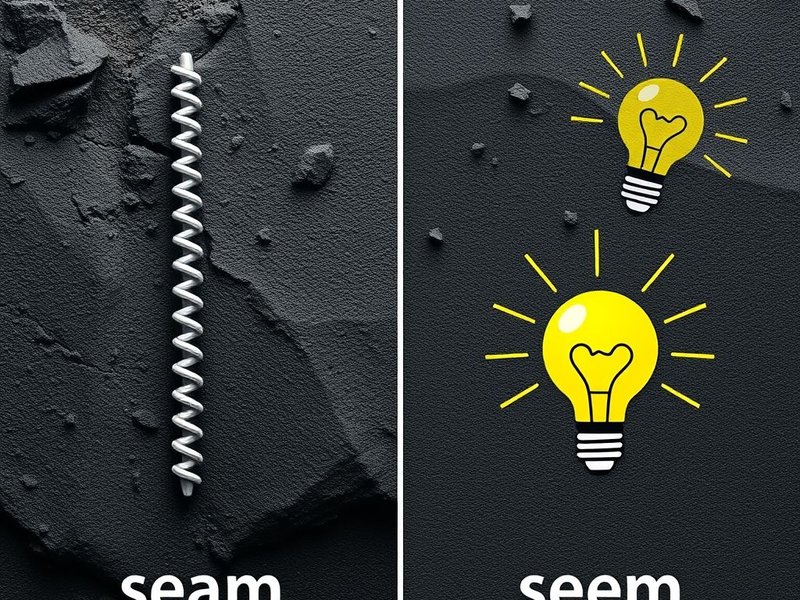 Understanding Seam vs. Seem: Visual Clues