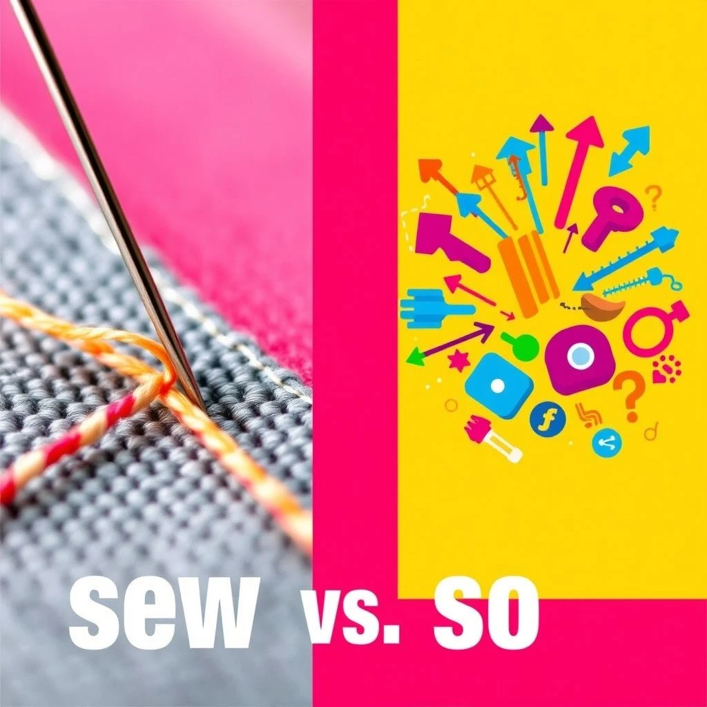 Sew vs so Desentrañando el significado de estos homófonos confusos