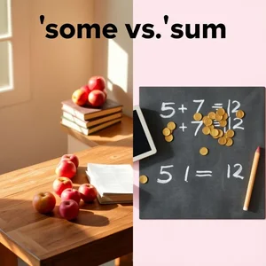 Some vs. Sum Desenredando Dos Palabras Inglesas Comúnmente Confundidas