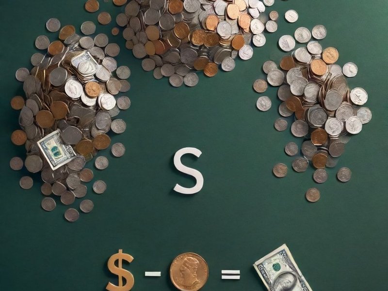 Image illustrating the difference between some items and a mathematical sum, highlighting some vs. sum