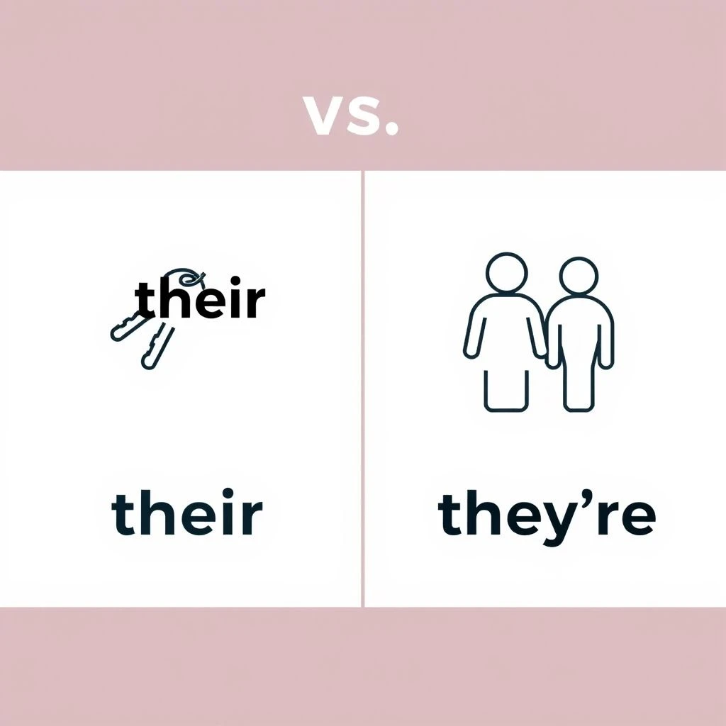 Domina la Diferencia Their vs. They're en Inglés Fácilmente