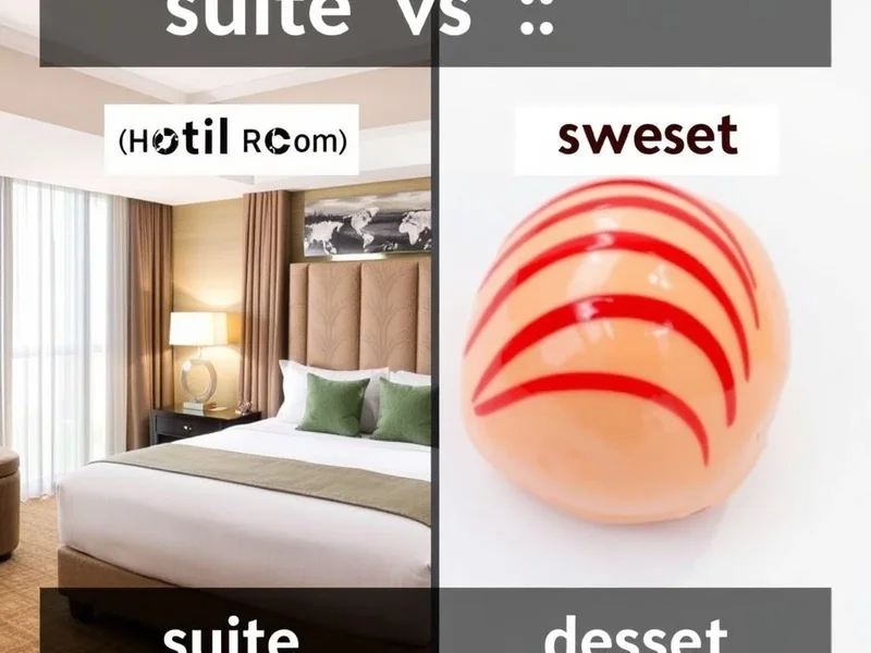 Image: Suite vs. Sweet - Understanding the Difference in Meaning and Usage