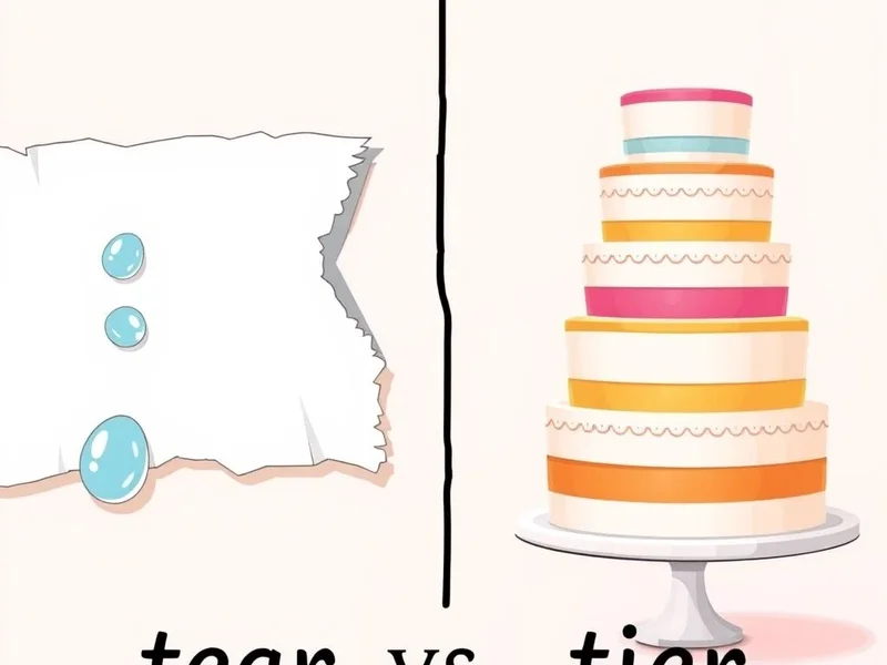 Título de la imagen: Comprendiendo las diferencias entre Tear vs. Tier