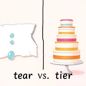 Tear vs. Tier Desentrañando la Diferencia Entre Estas Palabras Confusas