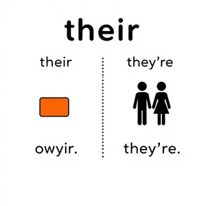 Domine Their vs. They're Guia Rápido da Diferença em Inglês