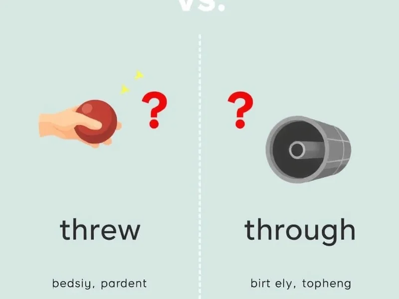 Understanding the difference between Threw vs. Through