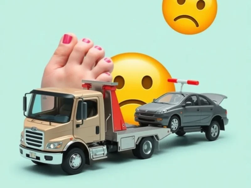 Image illustrating the difference between toe vs. tow
