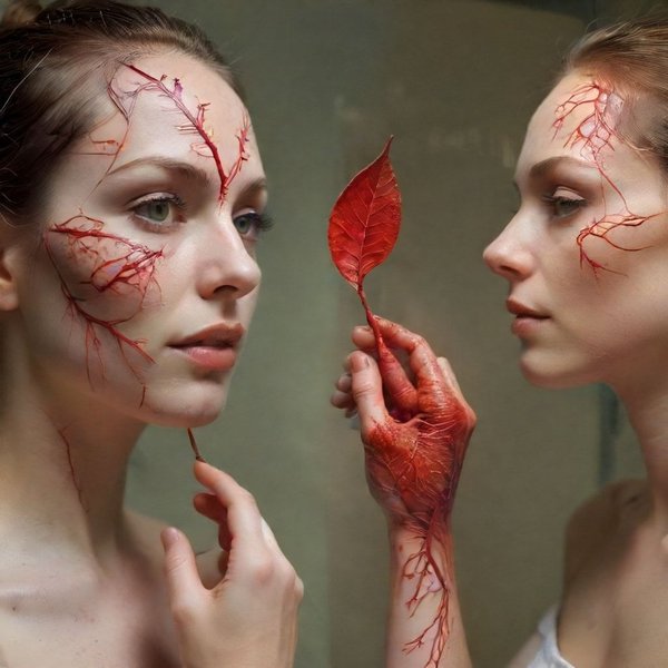 Image clarifying the difference between vain vs. vein