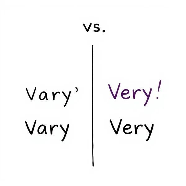 Vary vs. Very: Diferenças Chave Visualizadas