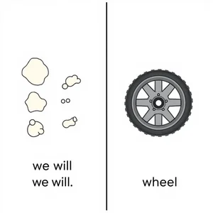 we'll vs. wheel Nắm Vững Các Từ Đồng Âm Phổ Biến Này