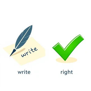 Write vs Right Hướng dẫn chi tiết cho người học tiếng Anh