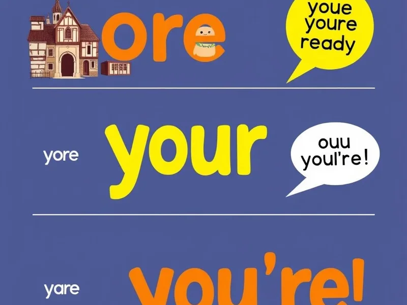 Título da Imagem: Entendendo yore vs. your e suas diferenças