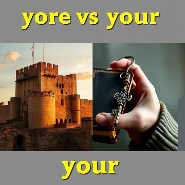 Image title: Understanding Yore vs. Your and their differences