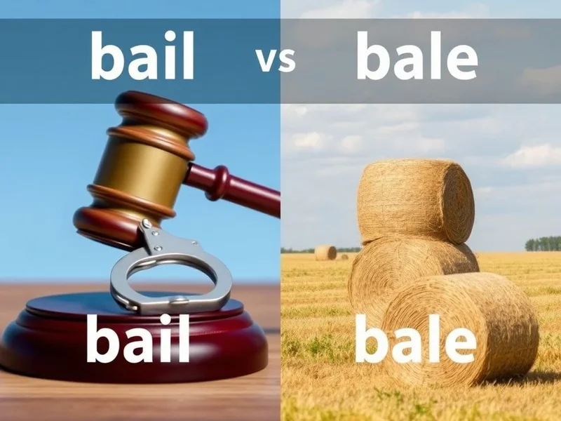 Understanding Bail vs. Bale: Legal and Agricultural Contexts