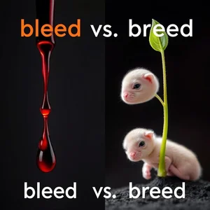 Bleed vs. Breed Domina la Diferencia Palabras Confusas del Inglés