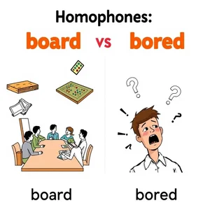 Board vs Bored Desentraña la Confusión de Estos Homófonos