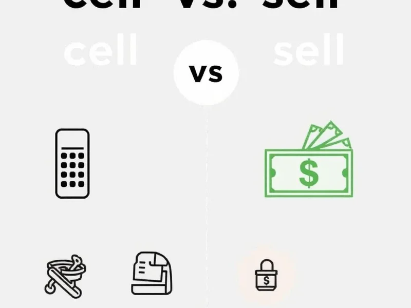Image title must include the primary keyword cell vs. sell
