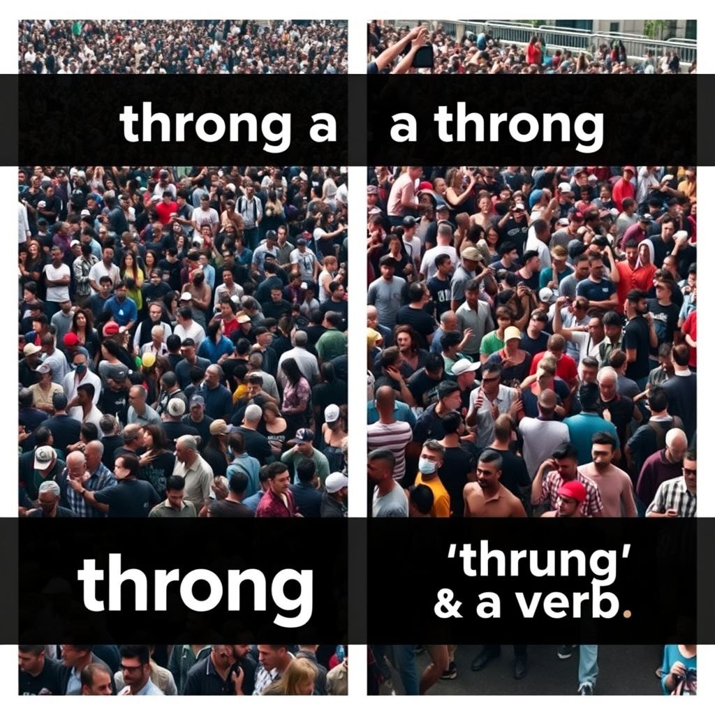 Throng vs Throng Dominando el Sustantivo y el Verbo Facilmente