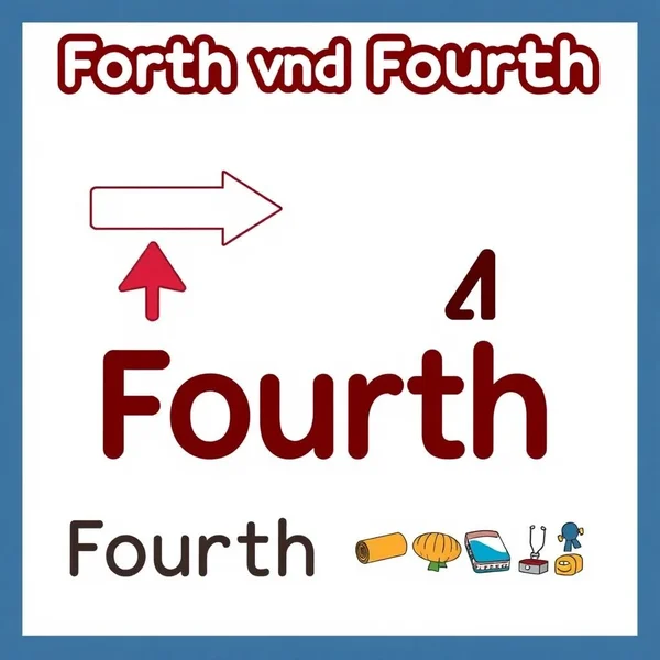 Hiểu sự khác biệt giữa forth vs. fourth: Hướng dẫn cho người học