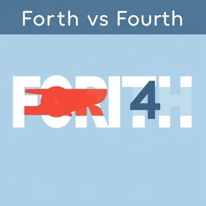 Forth vs. Fourth Dominando Palabras Confusas en Inglés Guía