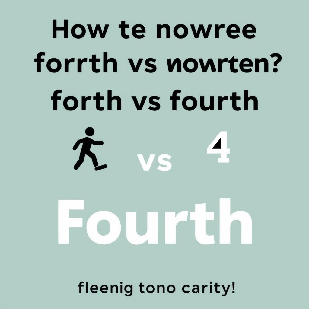 Forth vs. Fourth: Domine Este Par de Palavras Confusas em Inglês