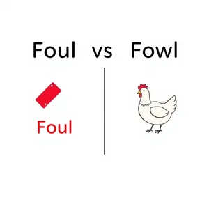 Foul vs Fowl Nao Deixe Suas Penas Esgalhadas por Esses Homofonos