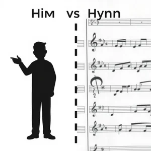 Him vs. Hymn Gỡ rối câu đố từ đồng âm và hiểu rõ khác biệt