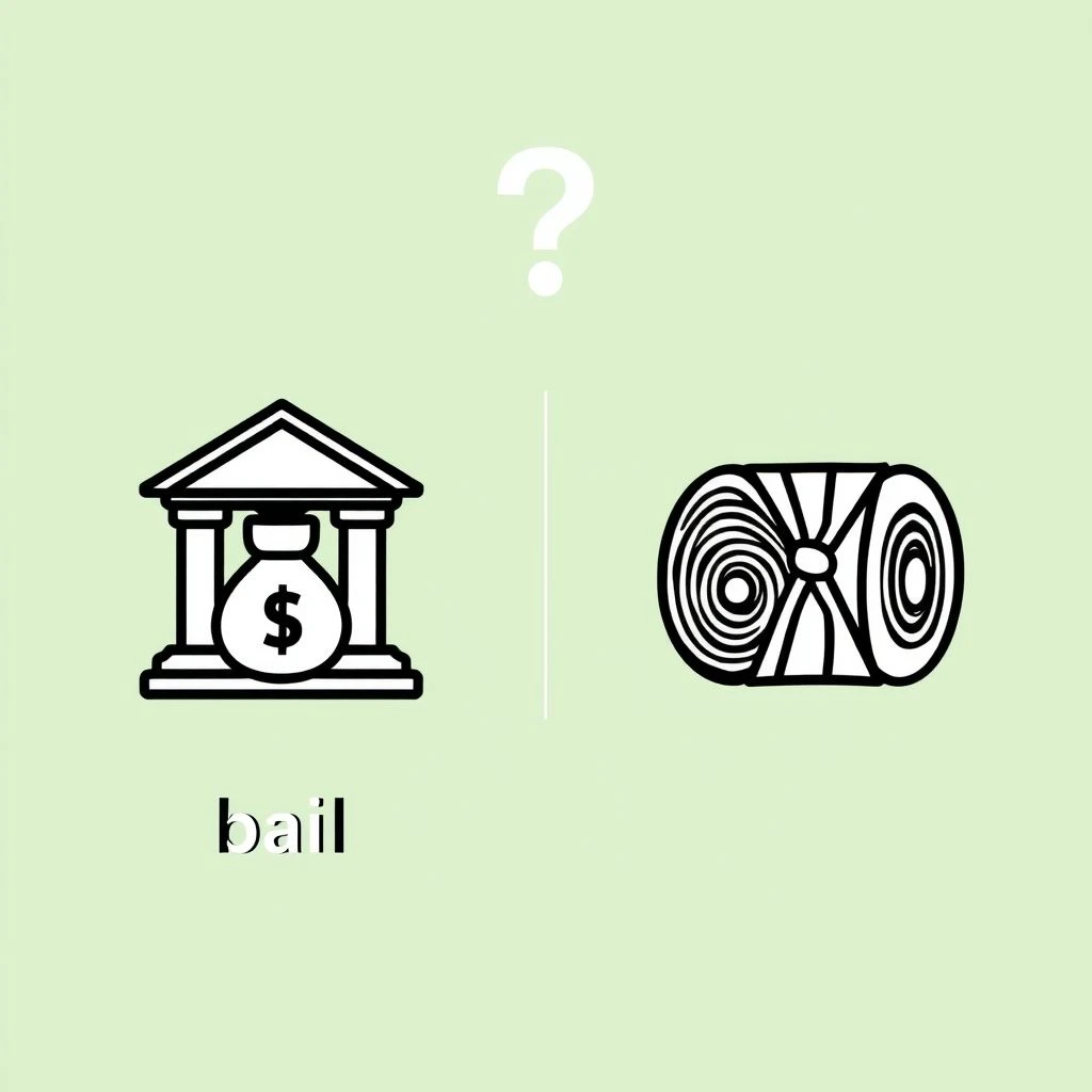 Bail vs Bale Gỡ Rối Hai Từ Tiếng Anh Thường Bị Nhầm Lẫn