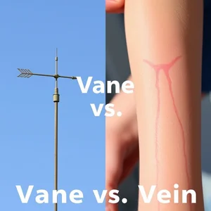 Vane vs. vein Làm rõ từ đồng âm tiếng Anh gây nhầm lẫn