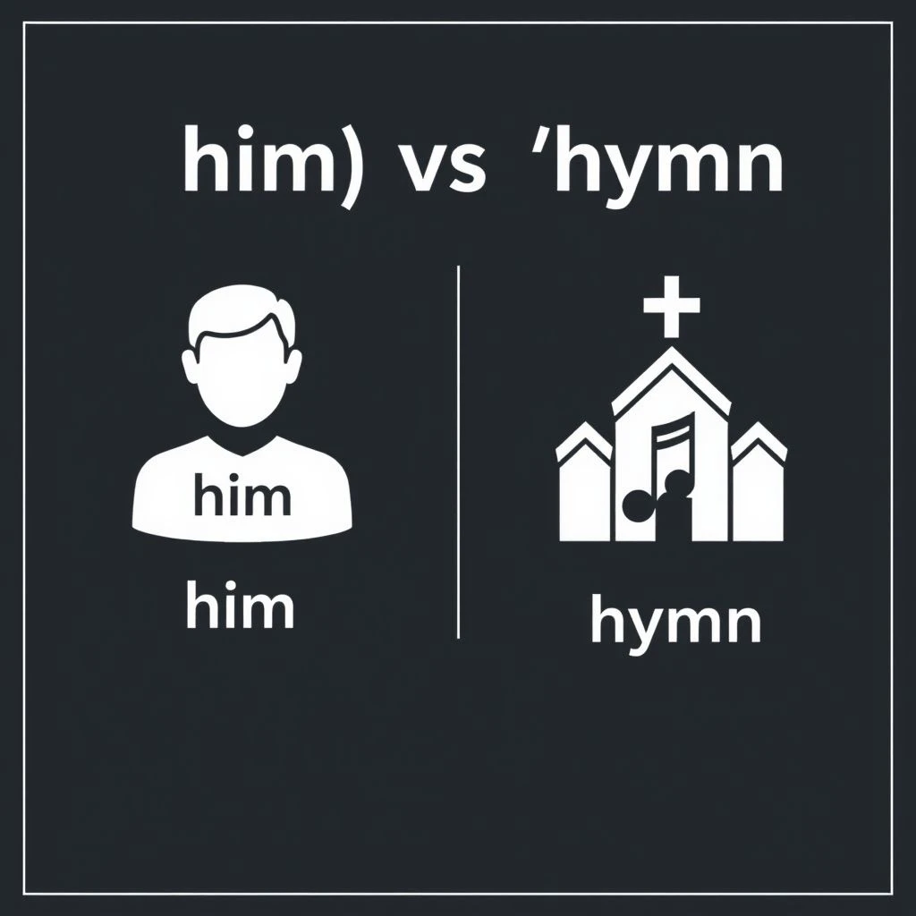 Him vs. Hymn Desvendando o Quebra-Cabeça dos Homófonos