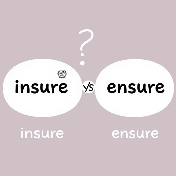 Image title must include insure vs. ensure