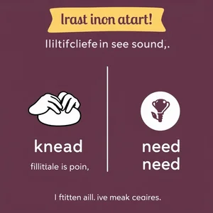 Knead vs. Need Dominando Dos Homófonos Difíciles en Inglés