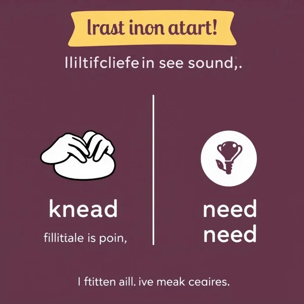 Understanding the difference between knead vs. need