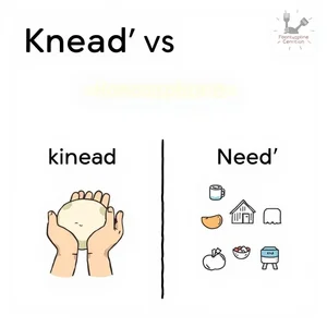 Knead vs. Need Dominando Duas Homófonas Complicadas