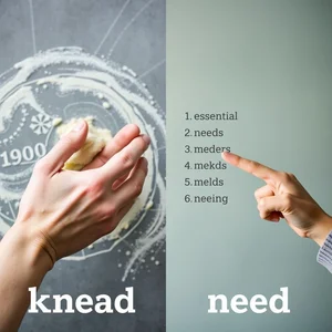 Knead vs. Need Làm chủ hai từ đồng âm gây lú