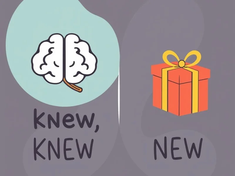 Understanding Knew vs. New: Visual Guide