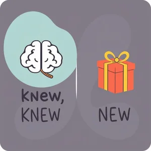 knew vs. new Domina la diferencia entre estos homófonos comunes