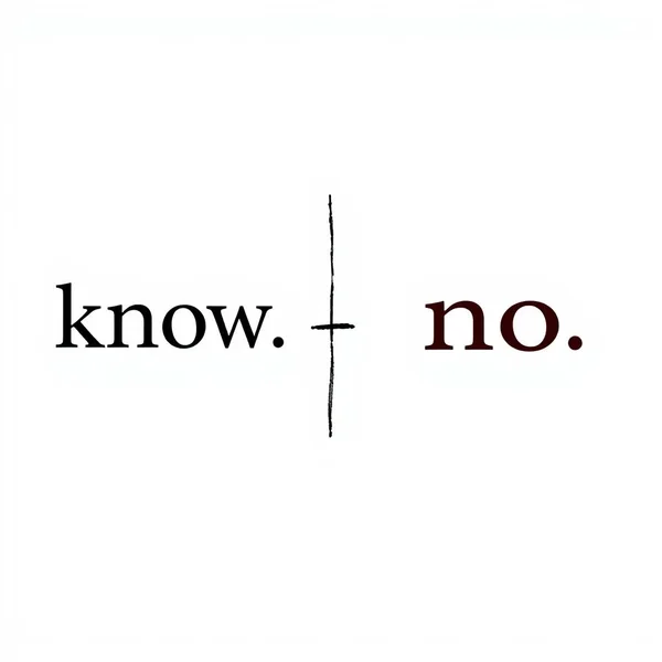Image of Know vs. No signs to illustrate the difference between these homophones